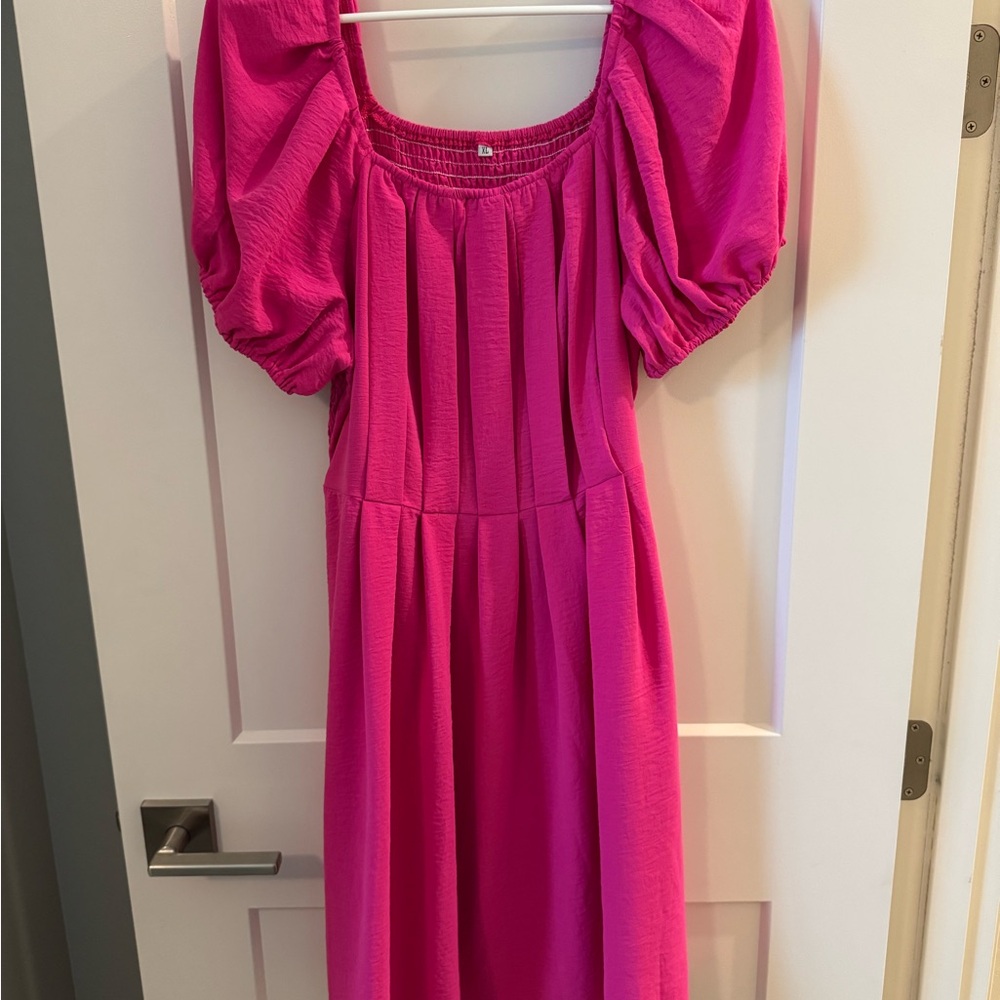 Vibrant Pink Dress